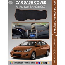 Hyundai Accent Blue (2011-2017) Torpido Örtüsü Ön Göğüs Torpido Koruma Çatlamayı Engeller Tam Uyum