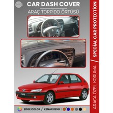 Peugeot 306 (1997-2002) Torpido Örtüsü Ön Göğüs Koruma Torpido Koruma Birebir Uyum Kaymaz Özel Kesim