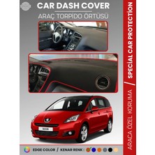 Peugeot 5008 (2011-2014) Torpido Örtüsü Panel Koruma Torpido Koruma Tam Uyum Kaymaz Özel Kesim