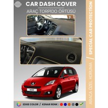 Peugeot 5008 (2011-2014) Torpido Örtüsü Panel Koruma Torpido Koruma Tam Uyum Kaymaz Özel Kesim