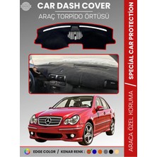 Mercedes C Class W203 (2000-2007) Torpido Örtüsü Premium Kalite Torpido Koruma Özel Kesim Uv Koruma