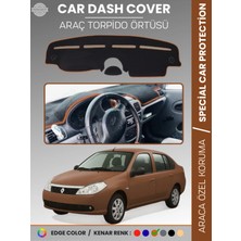 Renault Symbol 2 Aırbaglı (2008-2013) Torpido Örtüsü Ön Göğüs Koruma Torpido Koruma Birebir Uyum