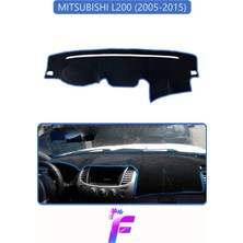 Mıtsubıshı L200 (2005-2015) Araca Özel Torpido Örtüsü | Kolay Montaj | Güneşten Korur | Koruma | H35