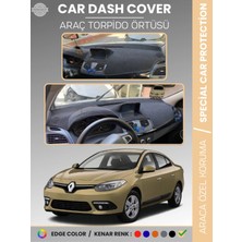 Renault Fluence Navigasyonlu Büyük Ekranlı (2013-2016) Torpido Örtüsü Panel Torpido Koruma Tam Uyum