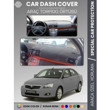 Toyota Avensis T250 (2003-2008) Kapaklı Torpido Örtüsü Ön Göğüs Halı Tam Uyum