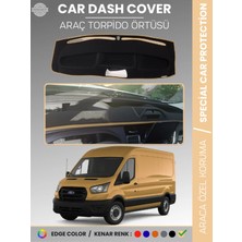 Ford Transit V363 (2019-2023) Makyajlı Torpido Örtüsü Torpido Koruma Tam Uyum Kaymaz Kolay Montaj