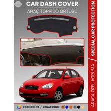 Hyundai Accent (2006-2011) Torpido Örtüsü Kaymaz Tam Uyum Çatlamayı Önler Kolay Montaj