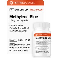 Peptide Sciences Methylene Blue (10MG x 60 Capsules = 600MG)