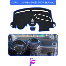 Ford Courier Ekranlı (2013-2020) Torpido Örtüsü | Güneşten Korur | Kolay Montaj | Tam Uyum | TB71