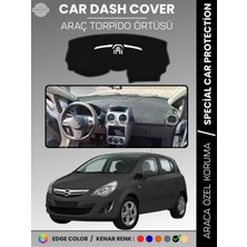 Opel Corsa D (2006-2014) Torpido Örtüsü Ön Göğüs Halı Torpido Koruma Birebir Uyum Kaymaz Özel Kesim