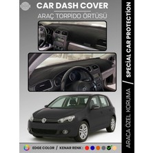 Volkswagen Golf 6 (2008-2012) Torpido Örtüsü Ön Göğüs Koruma Tam Uyum Uv Koruma