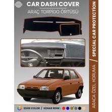 Skoda Favorit (1987-1995) Torpido Örtüsü Ön Göğüs Halı Torpido Koruma Birebir Uyum Kaymaz Uv Koruma