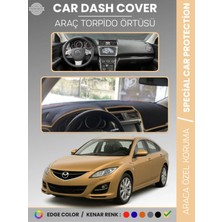 Mazda 6 (2007-2013) Torpido Örtüsü Panel Halısı Koruma Torpido Koruma Araca Özel Kaymaz Kolay Montaj