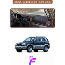 Suzukı Grand Vitara (2003-2006) Uyumlu Torpido Örtüsü | Yansıma Önleyici | Tam Koruma | K46