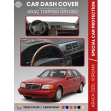 Mercedes S Class W140 (1991-1998) Torpido Örtüsü Premium Kalite Torpido Koruma Özel Kesim Uv Koruma