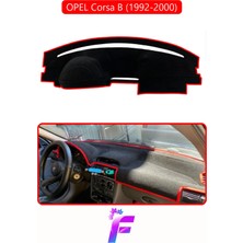 Opel Corsa B (1992-2000) Uyumlu Torpido Örtüsü | Yansıma Önleyici | Tam Koruma | Kolay Montaj | H75