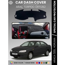 Nissan Almera Ekranlı (2000-2006) Torpido Örtüsü Premium Torpido Koruma Araca Özel Uv Koruma