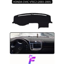 Honda Cıvıc Vtec2 (2003-2005) Uyumlu Torpido Örtüsü | Yansıma Önleyici | Hızlı Montaj | Koruma | F78