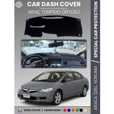 Honda Cıvıc Fd6 (2005-2011) Torpido Örtüsü Torpido Koruma Tam Uyum Çatlamayı Önler Kolay Montaj