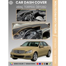 Mercedes C Class W204 (2007-2014) Torpido Örtüsü Premium Kalite Özel Kesim Uv Koruma