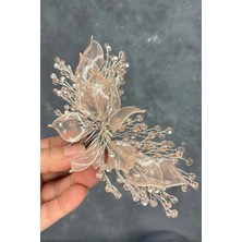 St. Morritz Pudra Sedefli Özün Taraklı Gelin Saç Aksesuarı
