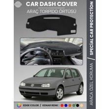 Volkswagen Golf 4 (1997-2003) Torpido Örtüsü Ön Göğüs Koruma Tam Uyum Uv Koruma