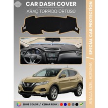 Nissan Qashqai J11 (2013-2020) Torpido Örtüsü Ön Göğüs Koruma Araca Özel Uv Koruma