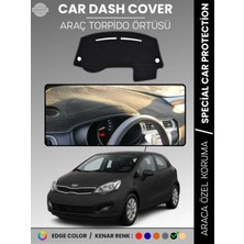 Kia Rio (2012-2018) Torpido Örtüsü Ön Panel Torpido Koruma Tam Uyum Araca Özel Kaymaz Kolay Montaj