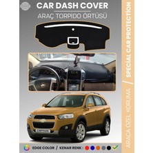 Chevrolet Captiva (2008-2011) Torpido Örtüsü Ön Göğüs Torpido Koruma Tam Uyum Kaymaz Hızlı Montaj