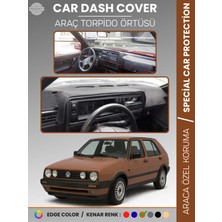 Volkswagen Golf 2 Mk2 (1983-1992) Torpido Örtüsü Panel Halısı Torpido Koruma Tam Uyum Uv Koruma