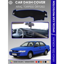 Toyota Corolla E100 (1991-1995) Torpido Örtüsü Ön Göğüs Koruma Araca Özel Çatlamayı Önler Kaymaz