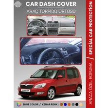 Skoda Roomstar (2007-2014) Torpido Örtüsü Ön Göğüs Halı Torpido Koruma Tam Uyum Kaymaz Uv Koruma