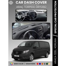 Mercedes Vıto W447 (2014-2023) Torpido Örtüsü Premium Kalite Torpido Koruma Özel Kesim Uv Koruma