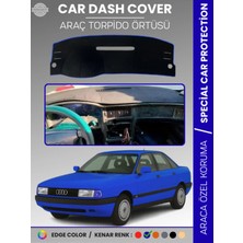 Audi 80 (1986-1996) Torpido Örtüsü Ön Göğüs Koruma Torpido Koruma Araca Özel Kaymaz Kolay Montaj