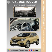 Renault Kadjar (2015-2022) Torpido Örtüsü Ön Göğüs Koruma Torpido Koruma Araca Özel Tam Uyum Kaymaz