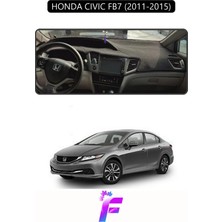 Honda Cıvıc Fb7 (2011-2015) Torpido Örtüsü | Güneşten Korur | Kolay Montaj | Tam Uyum | F60