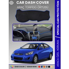 Hyundai Accent Blue (2011-2017) Torpido Örtüsü Ön Göğüs Torpido Koruma Çatlamayı Engeller Tam Uyum