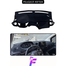 Peugeot Rifter Uyumlu Torpido Örtüsü | Yansıma Önleyici | Tam Koruma | Kolay ve Hızlı Montaj | J24