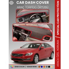 Volvo S60 (2011-2017) Torpido Örtüsü Ön Göğüs Koruma Torpido Koruma Tam Uyum Araca Özel Uv Koruma