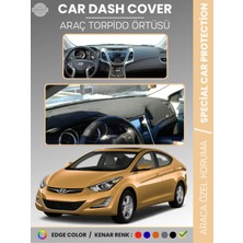 Hyundai Elantra (2011-2017) Torpido Örtüsü Ön Göğüs Araca Özel Uv Koruma Kaymaz Kolay Montaj