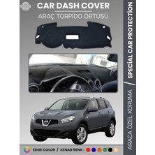 Nissan Qashqai J10 (2007-2013) Torpido Örtüsü Ön Göğüs Koruma Araca Özel Çatlamayı Önler Kaymaz
