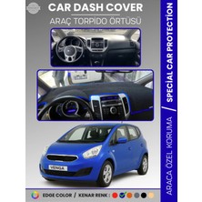Kia Venga (2009-2011) Torpido Örtüsü Ön Panel Halı Torpido Koruma Tam Uyum Araca Özel Kaymaz