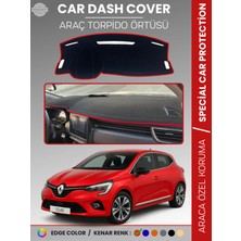 Renault Clio 5 (2019-2023) Torpido Örtüsü Ön Göğüs Koruma Torpido Koruma Birebir Uyum Kaymaz