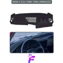 Bmw E34 Airbagsiz (1988-1996) Torpido Örtüsü | Güneşten Korur | Kolay Montaj | Tam Uyum | C92