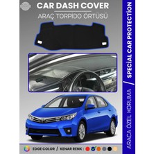 Toyota Corolla E170 (2013-2019) Torpido Örtüsü Ön Göğüs Koruma Araca Özel Çatlamayı Önler Kaymaz