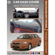 Toyota Avensis T250 (2003-2008) Kapaklı Torpido Örtüsü Ön Göğüs Halı Tam Uyum