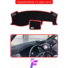 Volkswagen T5 (2003-2016) Uyumlu Torpido Örtüsü | Yansıma Önleyici | Tam Koruma | Hızlı Montaj | K63