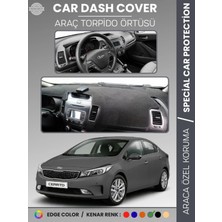 Kia Cerato (2012-2019) Torpido Örtüsü Ön Panel Torpido Koruma Tam Uyum Tam Uyum Kaymaz Kolay Montaj