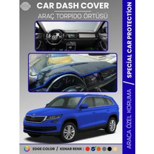 Skoda Kodıaq (2017-2022) Torpido Örtüsü Ön Göğüs Halı Torpido Koruma Birebir Uyum Kaymaz Uv Koruma