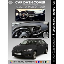 Fiat Egea Ekransız Uzun (2007-2021) Torpido Örtüsü Ön Göğüs Koruma Tam Uyum Kolay Montaj